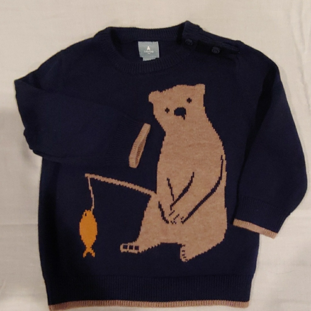Baby boy Baby Gap bear sweater